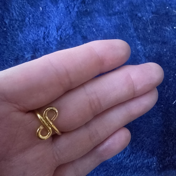 Carnelian ring with adjustable band - Picture 2 of 2